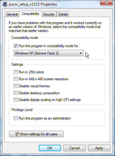 Windows Xp Sp3 Compatibility Mode Vista