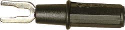 Safety Voltage to Spade Lug Adapter (Black)