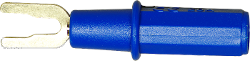 Safety Voltage to Spade Lug Adapter (Blue)