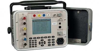 Model 933A Synchrophasor support with precision timing and power measurement in a portable unit