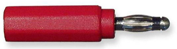 Adaptor Banana Shielded - Red